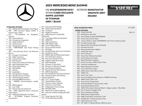 Used 2023 Mercedes-Benz E 63 AMG S image 93
