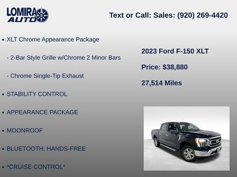 Used 2023 Ford F150 XLT w/ Equipment Group 302A High AWD/4WD image 27
