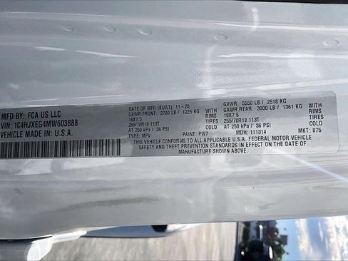 Certified 2021 Jeep Wrangler Unlimited Sahara image 36