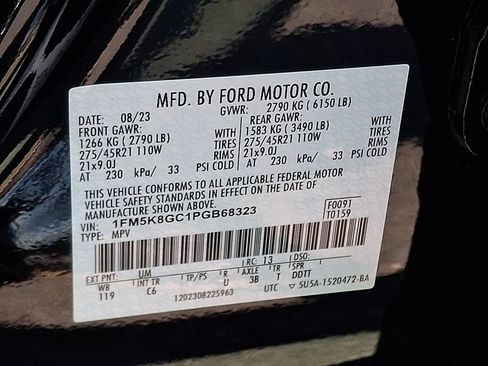 Used 2023 Ford Explorer ST w/ Equipment Group 401A AWD/4WD image 29