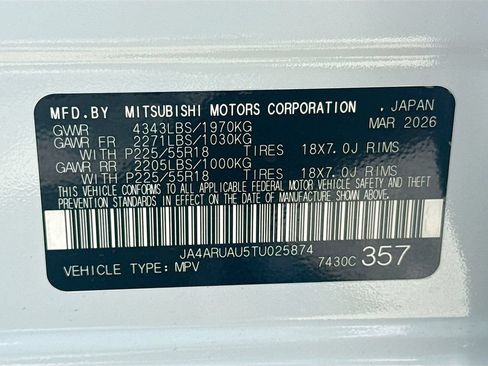 New 2026 Mitsubishi Outlander Sport ES AWD/4WD image 31
