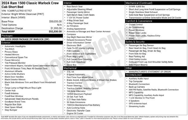Used 2024 RAM 1500 Warlock AWD/4WD image 25