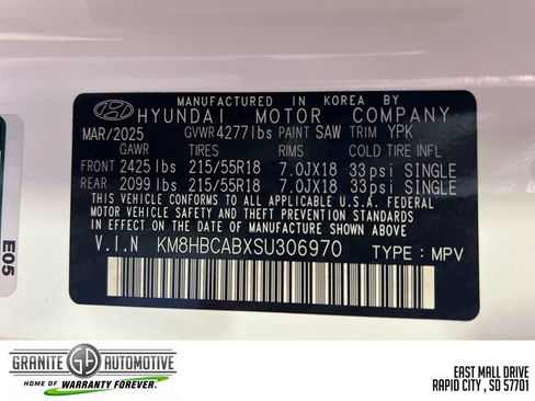 Used 2025 Hyundai Kona SEL AWD/4WD image 13
