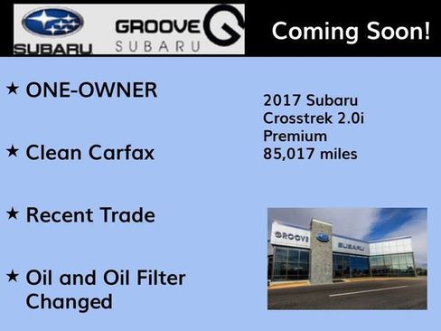 Used 2017 Subaru Crosstrek 2.0i Premium w/ Moonroof Package AWD/4WD image 2