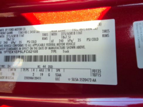 Used 2020 Ford F150 XLT w/ Equipment Group 302A Luxury AWD/4WD image 30