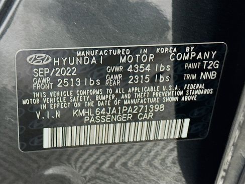 Used 2023 Hyundai Sonata SEL w/ Preferred Accessory Package image 12