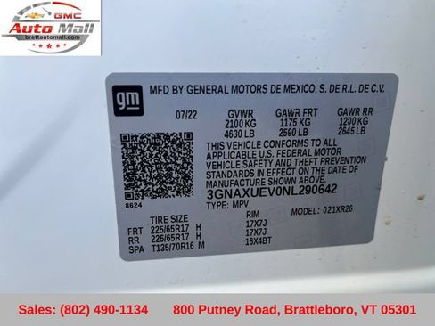 Used 2022 Chevrolet Equinox LT AWD/4WD image 31
