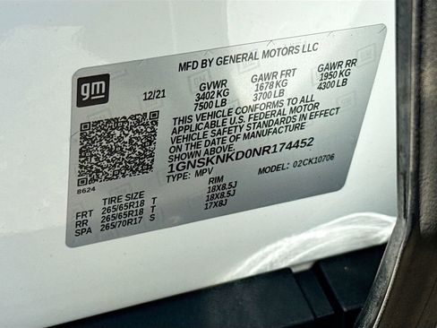 Used 2022 Chevrolet Tahoe LT w/ Max Trailering Package AWD/4WD image 39