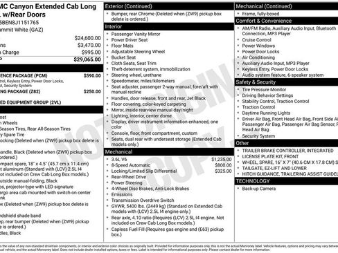 Used 2018 GMC Canyon W/T w/ Convenience Package image 5