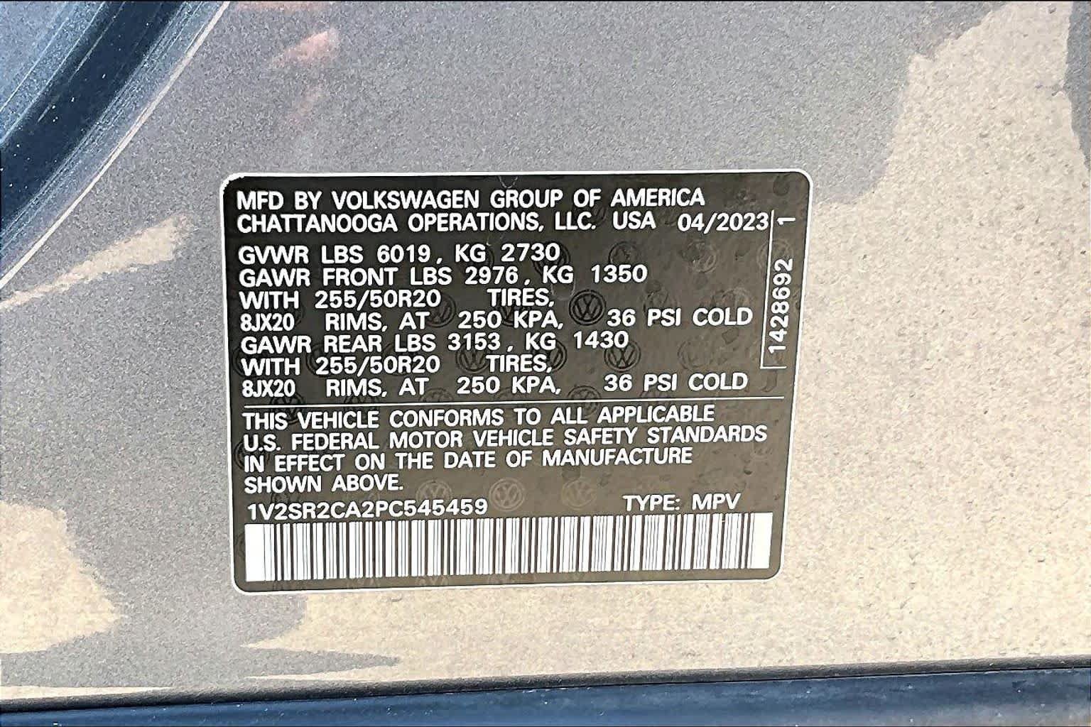 Used 2023 Volkswagen Atlas SEL R-Line AWD/4WD image 35