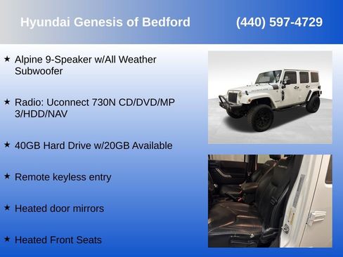 Used 2015 Jeep Wrangler Unlimited Rubicon w/ Dual Top Group AWD/4WD image 14