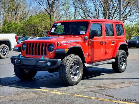 Used 2023 Jeep Wrangler Unlimited Rubicon 4xe w/ Steel Bumper Group image 5