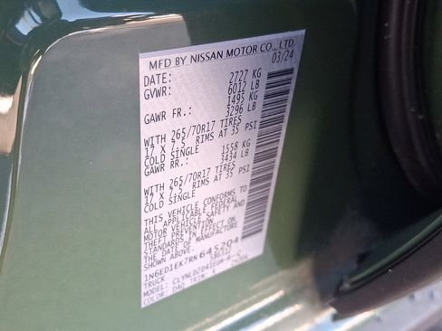 Used 2024 Nissan Frontier PRO-4X w/ Technology Package image 26