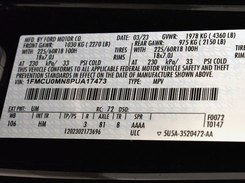 Used 2023 Ford Escape ST-Line image 40