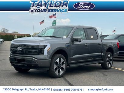 New 2025 Ford F150 Lightning Platinum