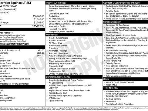Used 2025 Chevrolet Equinox LT image 43