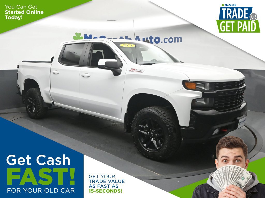 Used 2021 Chevrolet Silverado 1500 Custom Trail Boss AWD/4WD image 1