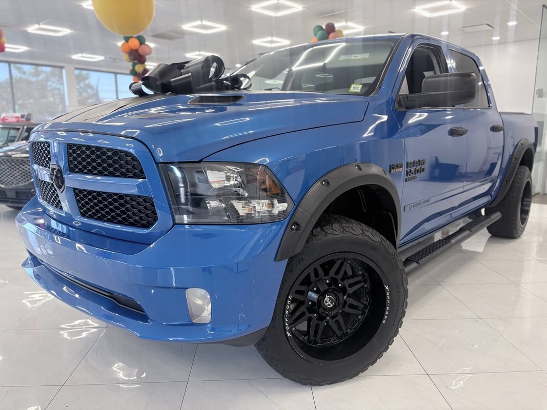 Used 2019 RAM 1500 Express w/ Hydro Blue Sport Package AWD/4WD image 1