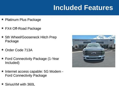 New 2026 Ford F350 Platinum w/ Platinum Plus Package AWD/4WD image 4