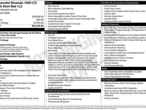 Used 2023 Chevrolet Silverado 1500 LTZ AWD/4WD image 2