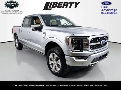 Certified 2022 Ford F150 Platinum w/ Equipment Group 701A High image 1