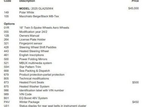 Certified 2025 Mercedes-Benz GLA 250 4MATIC image 4