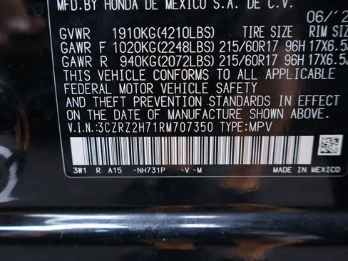 Certified 2024 Honda HR-V EX-L image 34