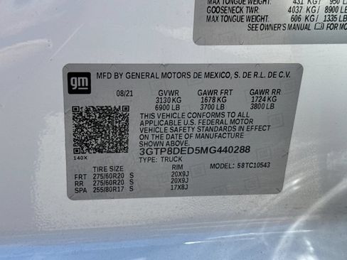 Certified 2021 GMC Sierra 1500 SLT w/ SLT Premium Package RWD image 29
