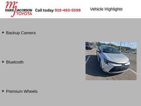 Used 2026 Toyota Corolla LE w/ LE Premium Package image 6