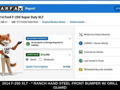 Used 2014 Ford F250 XLT w/ XLT Value Package AWD/4WD image 9