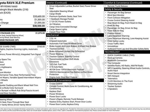 Used 2025 Toyota RAV4 XLE Premium w/ Weather Package AWD/4WD image 12