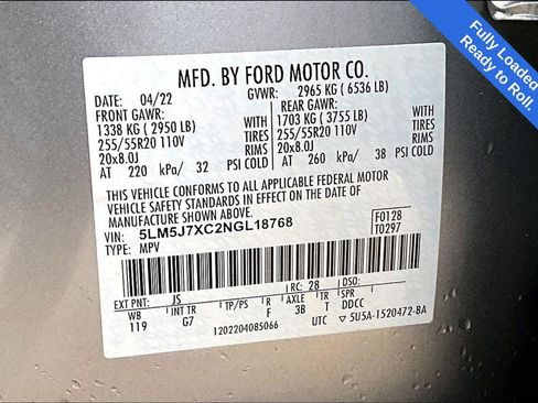 Used 2022 Lincoln Aviator Reserve w/ Equipment Group 201A image 44