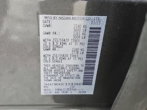 Certified 2025 Nissan Murano SV image 26