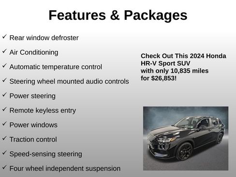 Used 2024 Honda HR-V Sport image 8