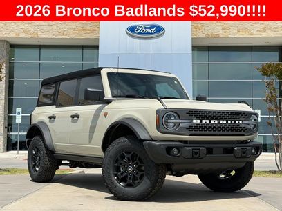 New 2026 Ford Bronco Badlands