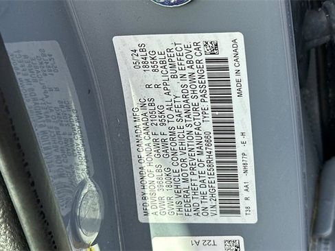 Certified 2024 Honda Civic Si image 30