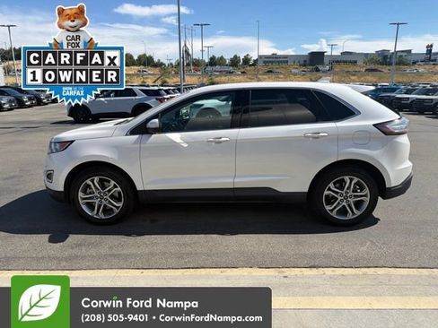 Used 2017 Ford Edge Titanium w/ Class II Trailer Tow Package AWD/4WD image 14