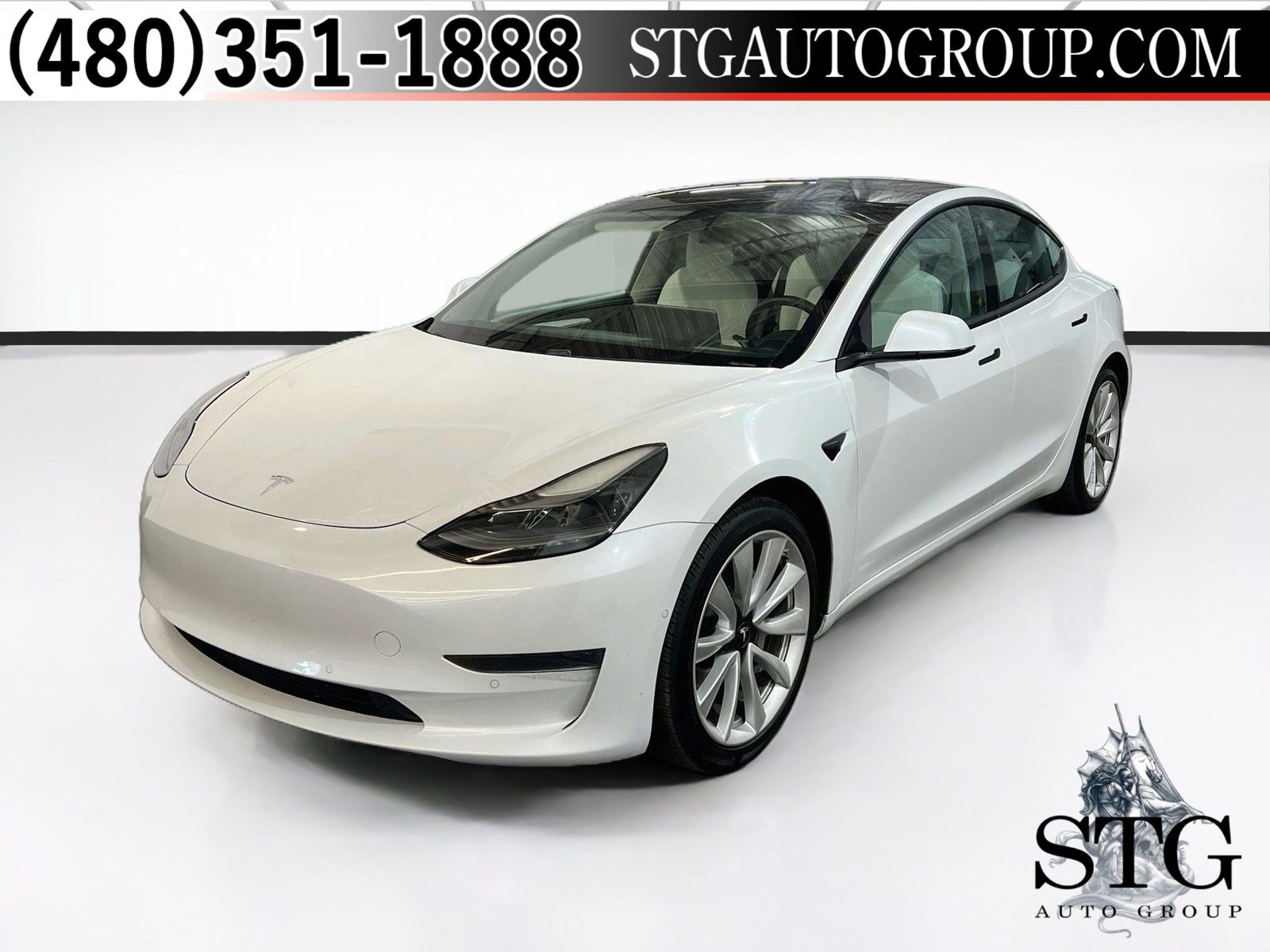 Used 2021 Tesla Model 3 Standard Range Plus RWD image 1