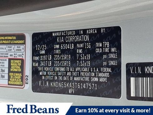 New 2026 Kia Carnival SX image 18