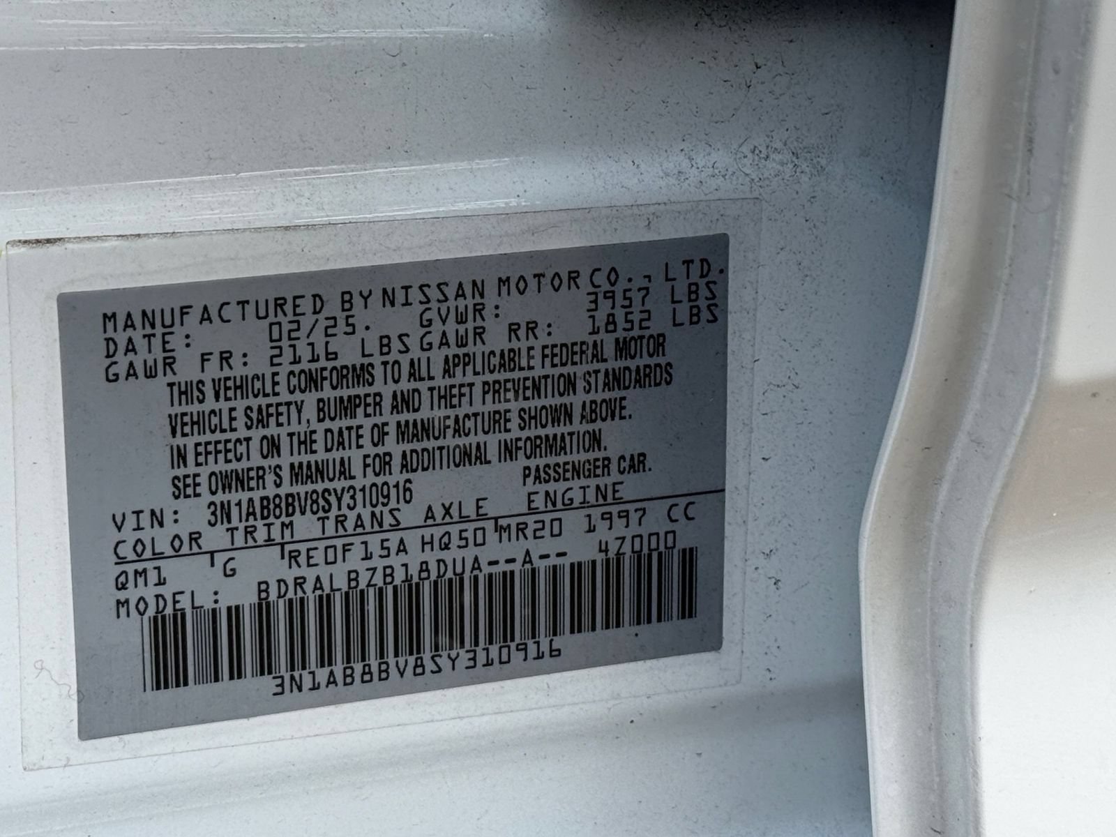 Used 2025 Nissan Sentra S FWD image 26