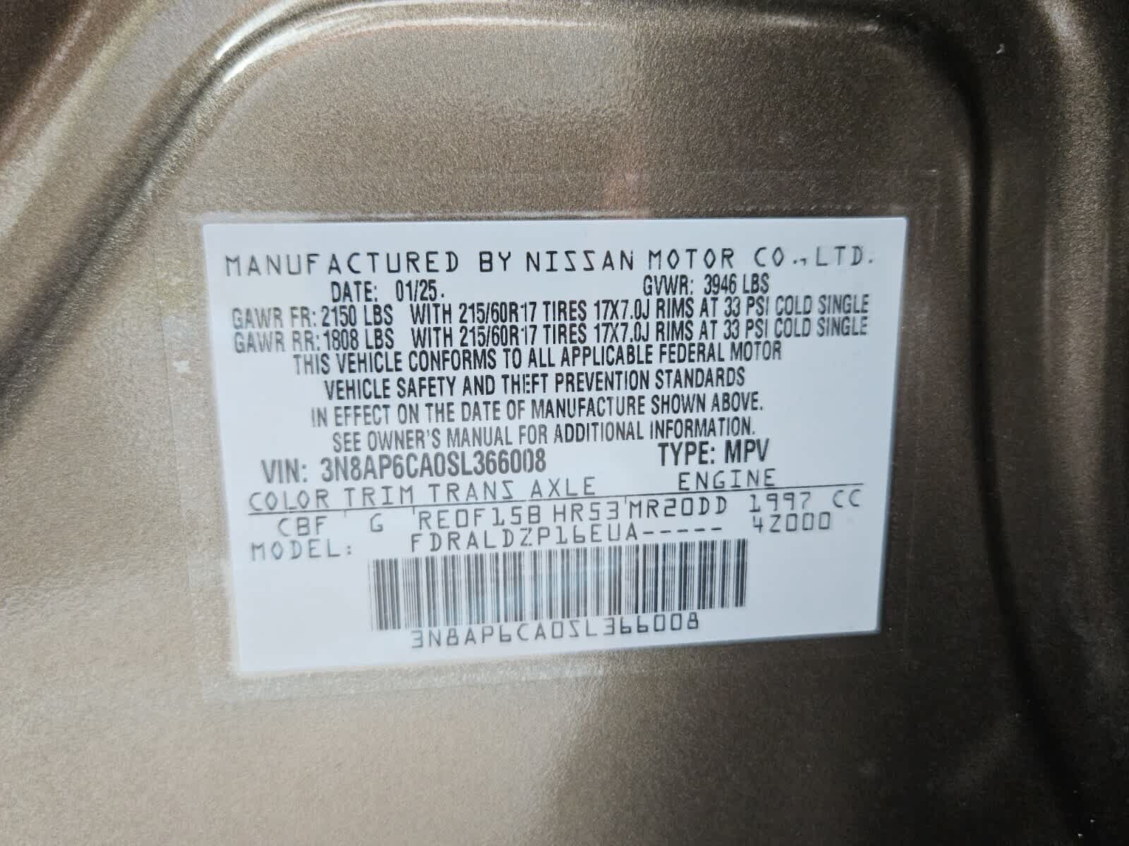 Used 2025 Nissan Kicks SV FWD image 7
