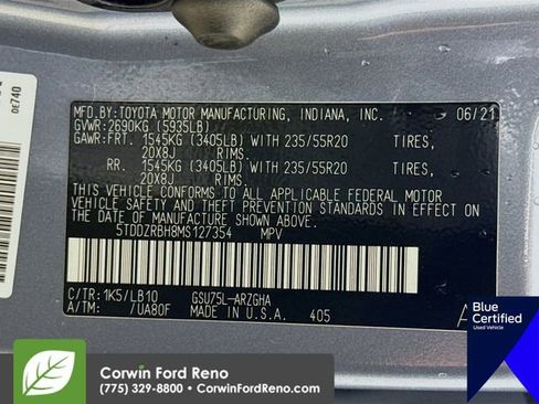 Used 2021 Toyota Highlander Limited image 37