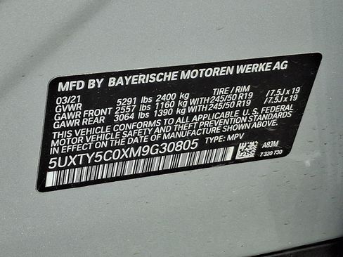 Used 2021 BMW X3 xDrive30i w/ Convenience Package (ZC2) AWD/4WD image 30