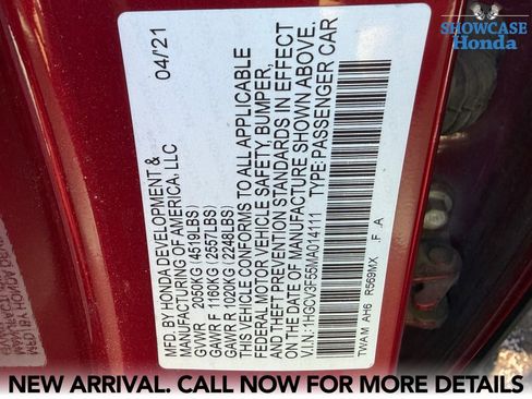 Certified 2021 Honda Accord EX-L image 14