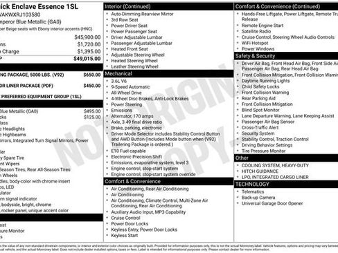 Used 2024 Buick Enclave Essence w/ Trailering Package, 5000 lbs. AWD/4WD image 6
