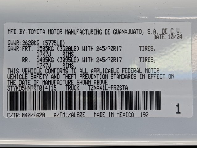Used 2024 Toyota Tacoma SR RWD image 27