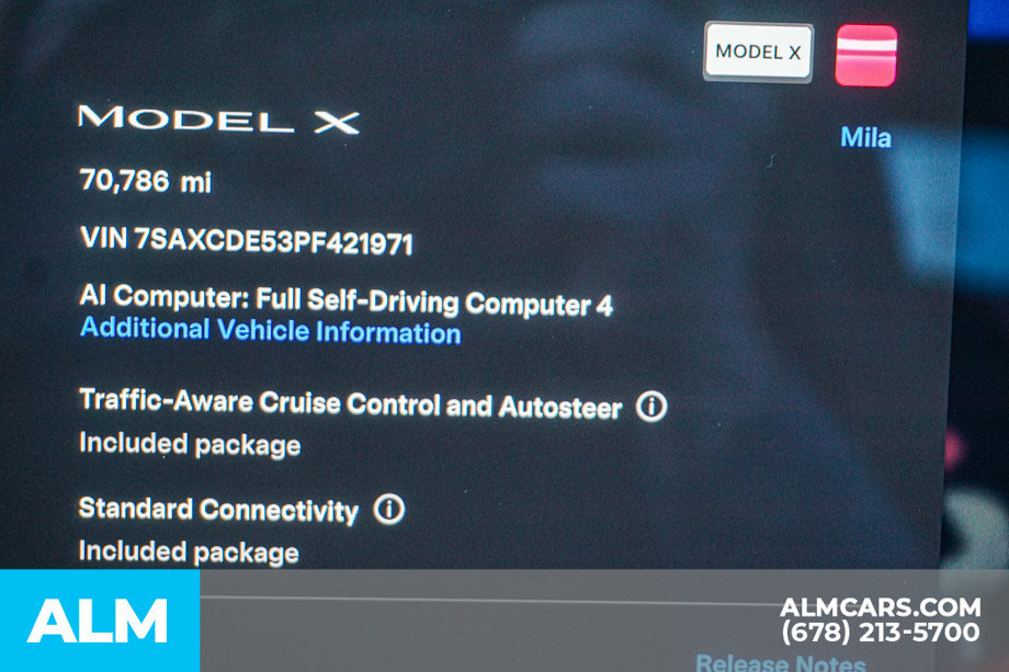 Used 2023 Tesla Model X AWD/4WD image 55