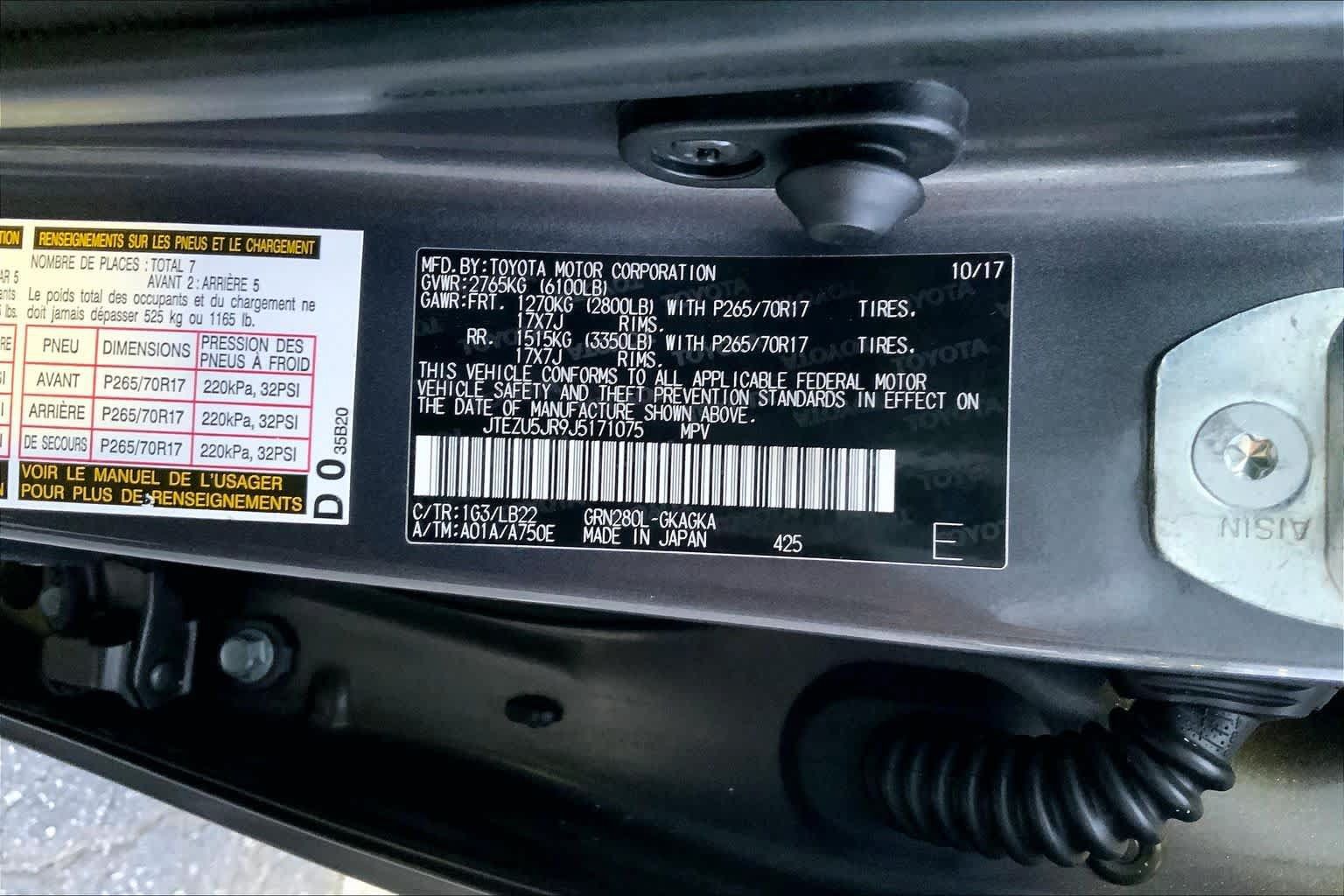 Used 2018 Toyota 4Runner SR5 Premium RWD image 29