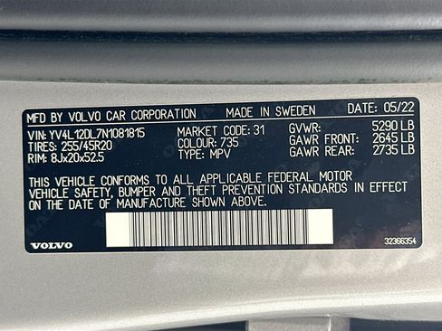 Used 2022 Volvo XC60 B5 Inscription w/ Advanced Package image 33