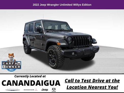 Used 2022 Jeep Wrangler Unlimited Sport AWD/4WD image 1
